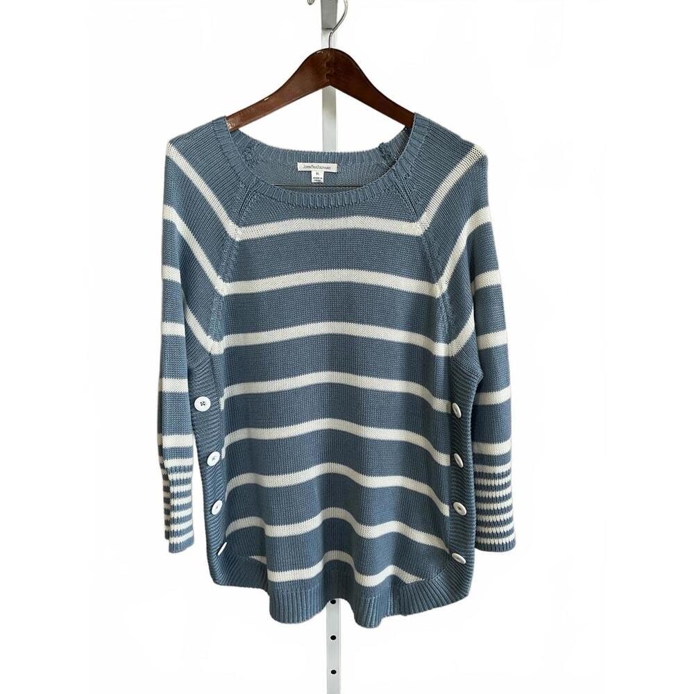 John Paul Richard Women's Striped Knit Sweater XL